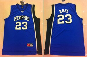 Maillot De Basket NCAA Memphis Derrick Rose 23 Bleu